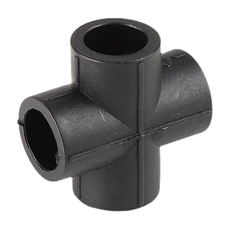 Равные поперечные соединения HDPE для соединения труб Равные поперечные соединения HDPE для соединения труб