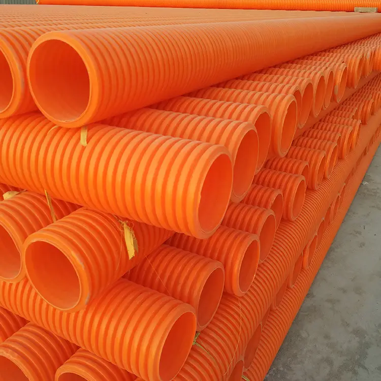 Круглая круговая гофрированная труба MPP